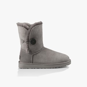 Ugg Bailey Button II Klassiska Stövlar Dam Grå (749685OVQ)